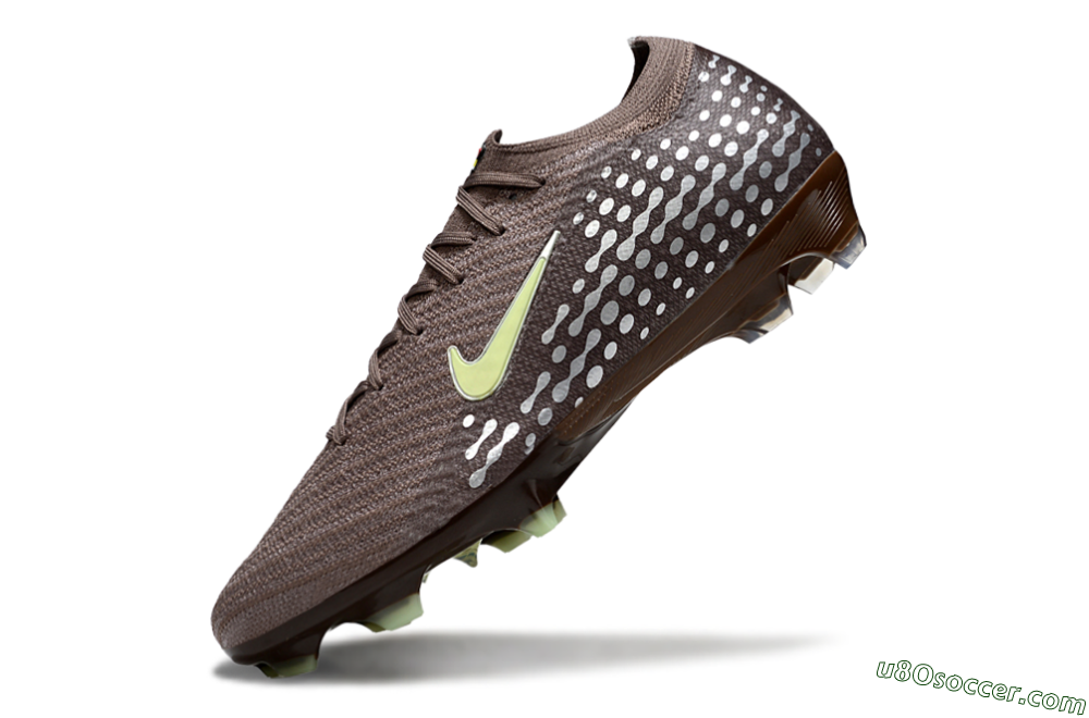 Nike Air Zoom Mercurial Vapor 16 Elite FG Firm Ground Soccer Cleats - Brown/Yellow/Silver 5