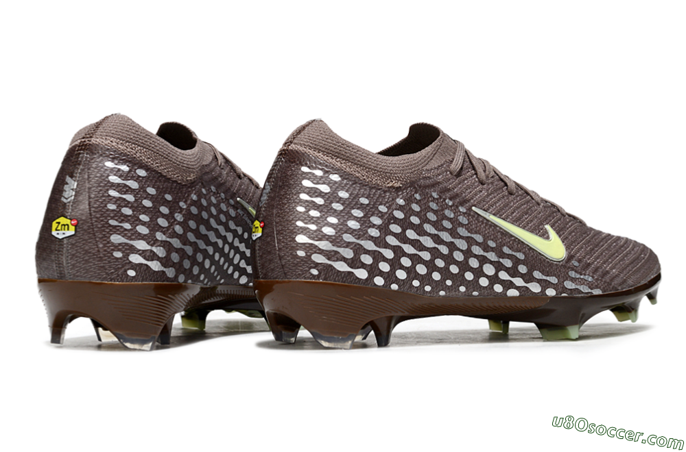 Nike Air Zoom Mercurial Vapor 16 Elite FG Firm Ground Soccer Cleats - Brown/Yellow/Silver 6