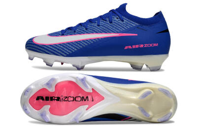 Nike Air Zoom Mercurial Vapor 16 Elite FG Firm Ground Soccer Cleats - Blue/Pink/Silver