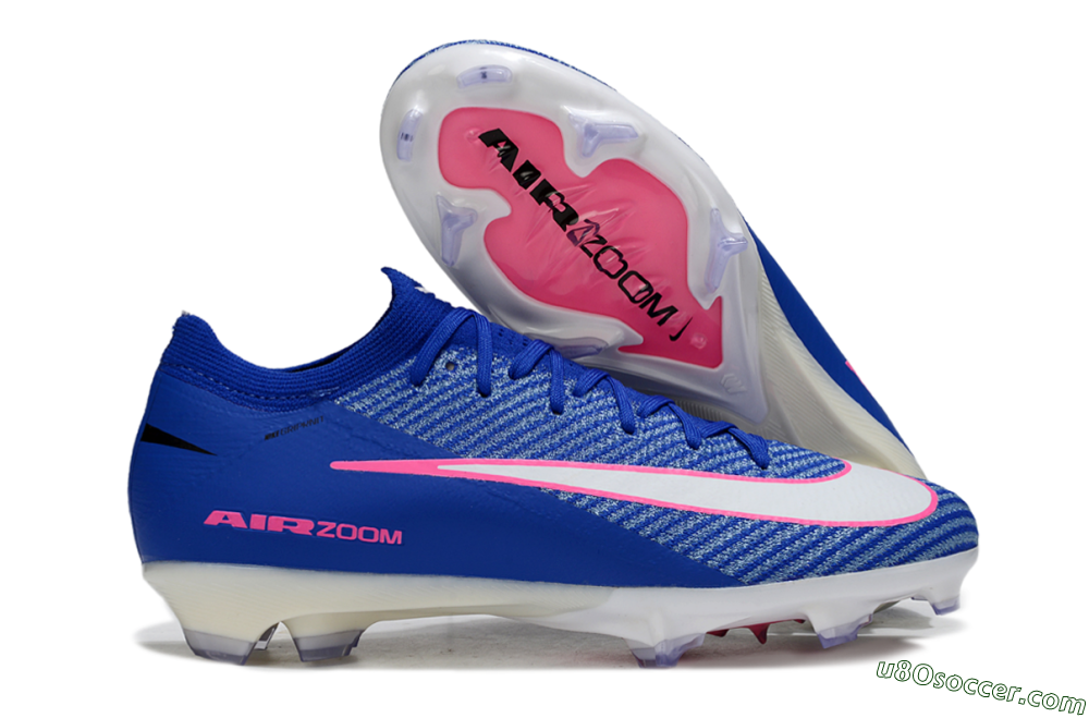 Nike Air Zoom Mercurial Vapor 16 Elite FG Firm Ground Soccer Cleats - Blue/Pink/Silver 1