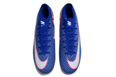 Nike Air Zoom Mercurial Vapor 16 Elite FG Firm Ground Soccer Cleats - Blue/Pink/Silver