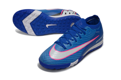 Nike Air Zoom Mercurial Vapor 16 Elite TF Artificial Turf Soccer Shoes - Blue/Electric Blue/Fiery Pink