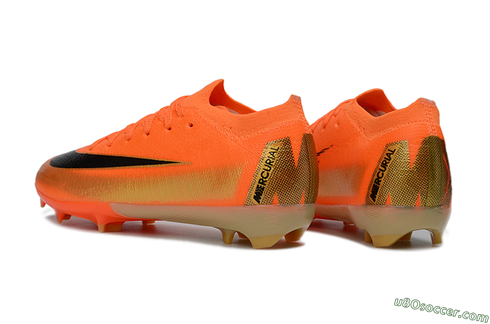 Nike Air Zoom Mercurial Vapor 16 Elite FG Firm Ground Soccer Cleats - Orange/Electric Orange/Black 4