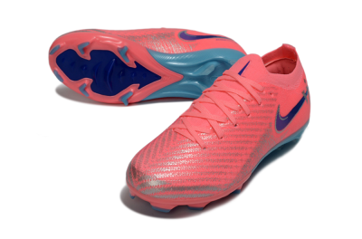 Nike Air Zoom Mercurial Vapor 16 Elite FG Firm Ground Soccer Cleats - Pink/Bright Coral/Deep Ocean