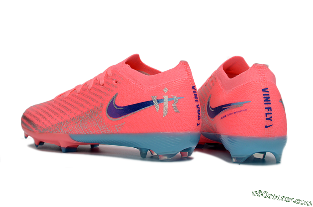 Nike Air Zoom Mercurial Vapor 16 Elite FG Firm Ground Soccer Cleats - Pink/Bright Coral/Deep Ocean 4