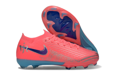 Nike Air Zoom Mercurial Vapor 16 Elite FG Firm Ground Soccer Cleats - Pink/Bright Coral/Deep Ocean