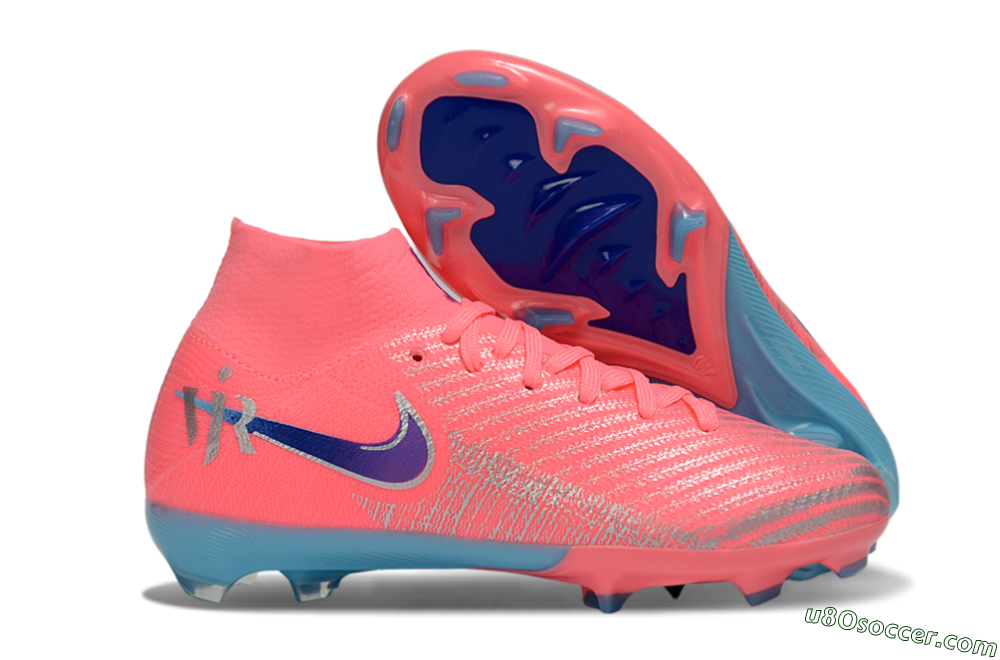 Nike Air Zoom Mercurial Superfly 10 Elite FG Firm Ground Soccer Cleats - Pink/Bright Coral/Dark Purple 1
