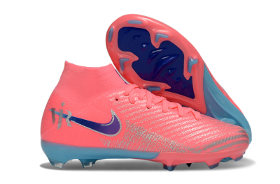 Nike Air Zoom Mercurial Superfly 10 Elite FG Firm Ground Soccer Cleats - Pink/Bright Coral/Dark Purple