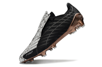 Adidas F50 Elite FG Firm Ground Soccer Cleats - Black/Copper Highlight/White Accents