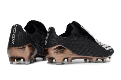 Adidas F50 Elite FG Firm Ground Soccer Cleats - Black/Copper Highlight/White Accents