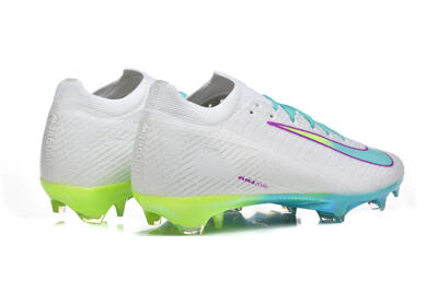 Nike Air Zoom Mercurial Vapor 16 Elite FG Firm Ground Soccer Cleats - White/Aqua Splash/Lime Glow