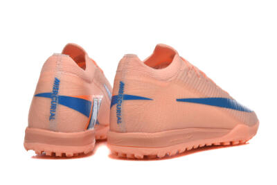 Nike Air Zoom Mercurial Vapor 16 Elite TF Artificial Turf Soccer Shoes - Peach/Azure Blue/Pearl Pink