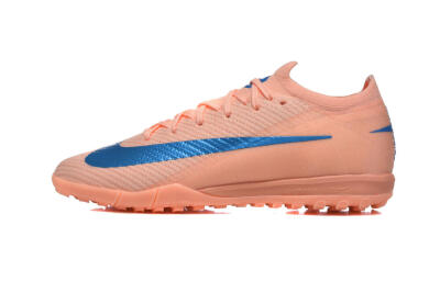 Nike Air Zoom Mercurial Vapor 16 Elite TF Artificial Turf Soccer Shoes - Peach/Azure Blue/Pearl Pink