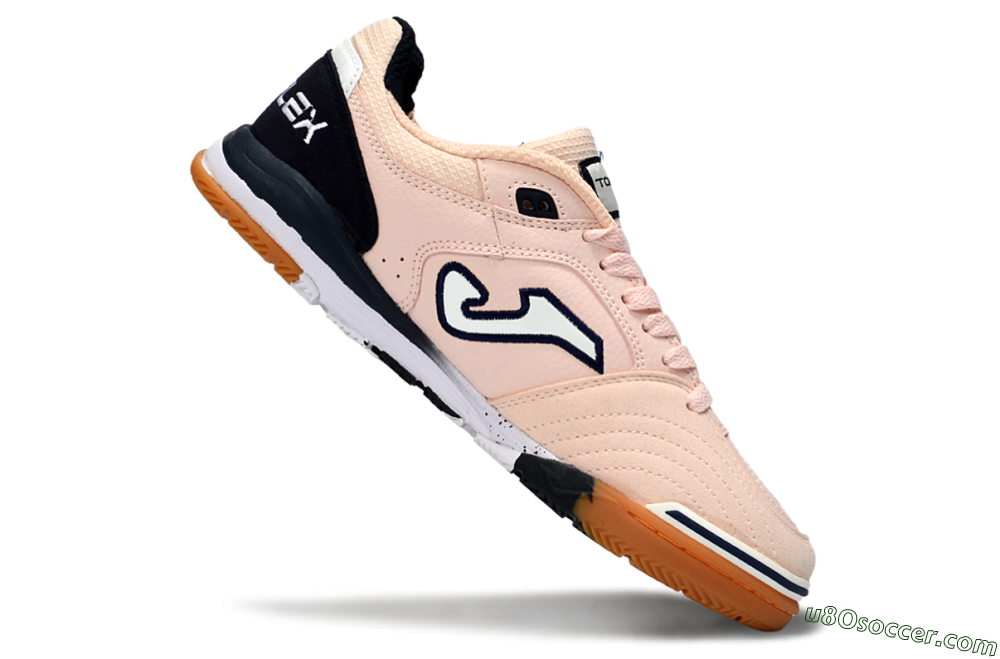 Joma Top Flex IC Indoor & Futsal Soccer Shoes - Pink/Navy/White 4