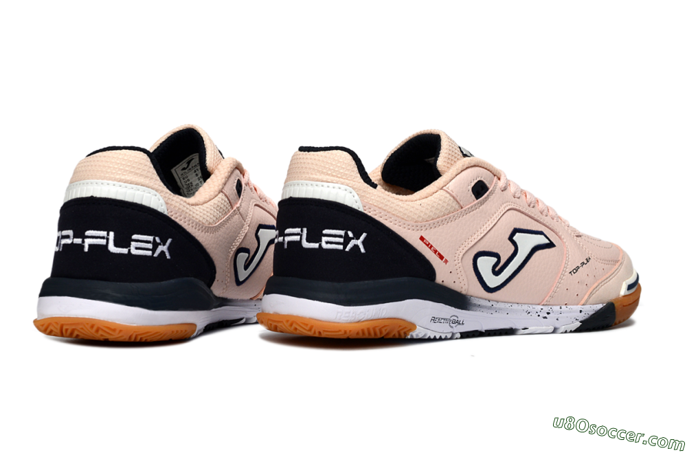 Joma Top Flex IC Indoor & Futsal Soccer Shoes - Pink/Navy/White 6