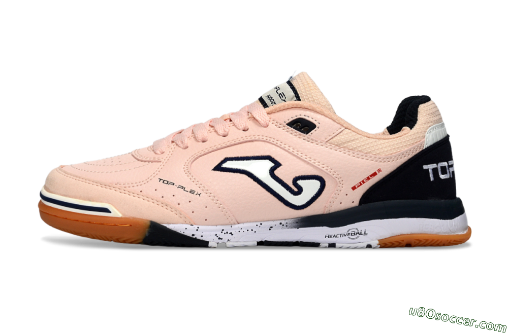 Joma Top Flex IC Indoor & Futsal Soccer Shoes - Pink/Navy/White 2