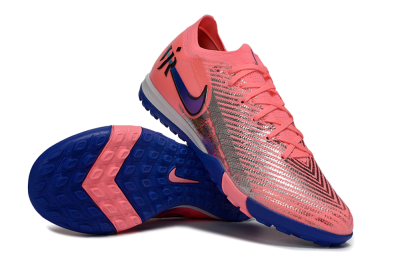 Nike Air Zoom Mercurial Vapor 16 Elite TF Artificial Turf Soccer Shoes - Pink/Electric Blue/Silver