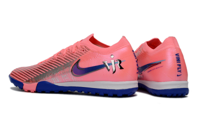 Nike Air Zoom Mercurial Vapor 16 Elite TF Artificial Turf Soccer Shoes - Pink/Electric Blue/Silver