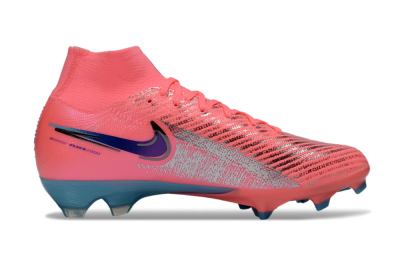 Nike Air Zoom Mercurial Superfly 10 Elite FG Firm Ground Soccer Cleats - Pink/Neon Pink/Metallic Silver