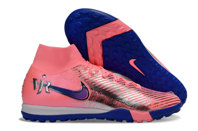 Nike Air Zoom Mercurial Superfly 10 Elite TF Artificial Turf Soccer Shoes - Pink/Electric Pink/Deep Blue