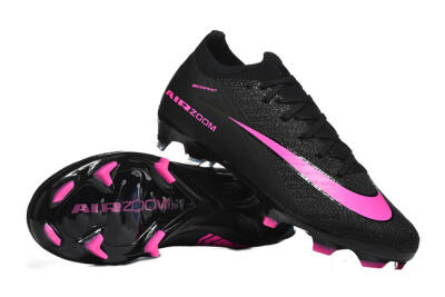 Nike Air Zoom Mercurial Vapor 16 Elite FG Firm Ground Soccer Cleats - Black/Vibrant Pink/Glossy Black