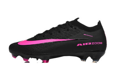 Nike Air Zoom Mercurial Vapor 16 Elite FG Firm Ground Soccer Cleats - Black/Vibrant Pink/Glossy Black