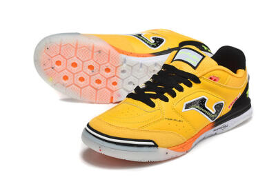 Joma Top Flex IC Indoor & Futsal Soccer Shoes - Yellow/Bright Citrus/Jet Black