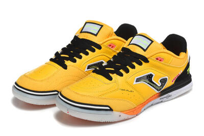 Joma Top Flex IC Indoor & Futsal Soccer Shoes - Yellow/Bright Citrus/Jet Black