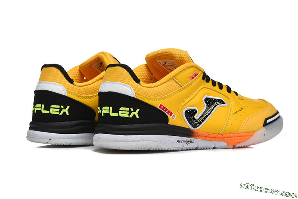 Joma Top Flex IC Indoor & Futsal Soccer Shoes - Yellow/Bright Citrus/Jet Black 9