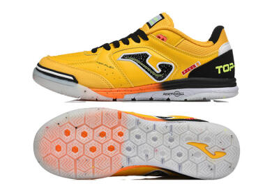 Joma Top Flex IC Indoor & Futsal Soccer Shoes - Yellow/Bright Citrus/Jet Black