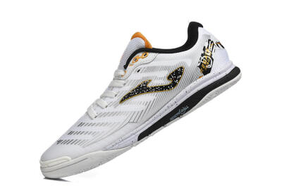 Joma Top Flex IC Indoor & Futsal Soccer Shoes - White/Bold Yellow/Black