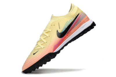 Nike Phantom GX 2 Elite TF Artificial Turf Soccer Shoes - Yellow/Sunset Orange/Pink Lemonade