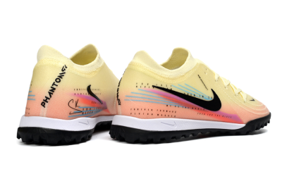 Nike Phantom GX 2 Elite TF Artificial Turf Soccer Shoes - Yellow/Sunset Orange/Pink Lemonade