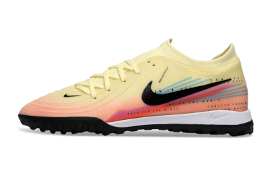 Nike Phantom GX 2 Elite TF Artificial Turf Soccer Shoes - Yellow/Sunset Orange/Pink Lemonade