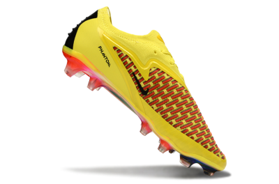 Nike Phantom 6 Low Elite FG Firm Ground Soccer Cleats - Yellow/Vibrant Lemon/Fiery Sunset