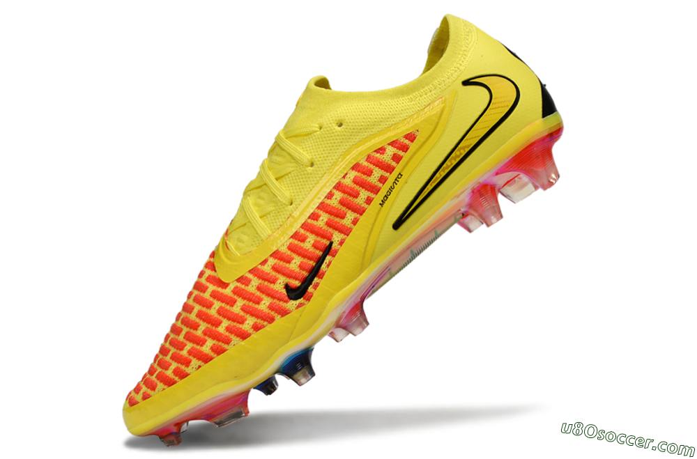 Nike Phantom 6 Low Elite FG Firm Ground Soccer Cleats - Yellow/Vibrant Lemon/Fiery Sunset 5