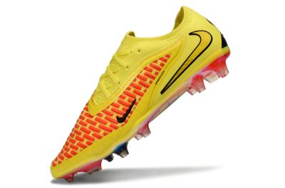 Nike Phantom 6 Low Elite FG Firm Ground Soccer Cleats - Yellow/Vibrant Lemon/Fiery Sunset