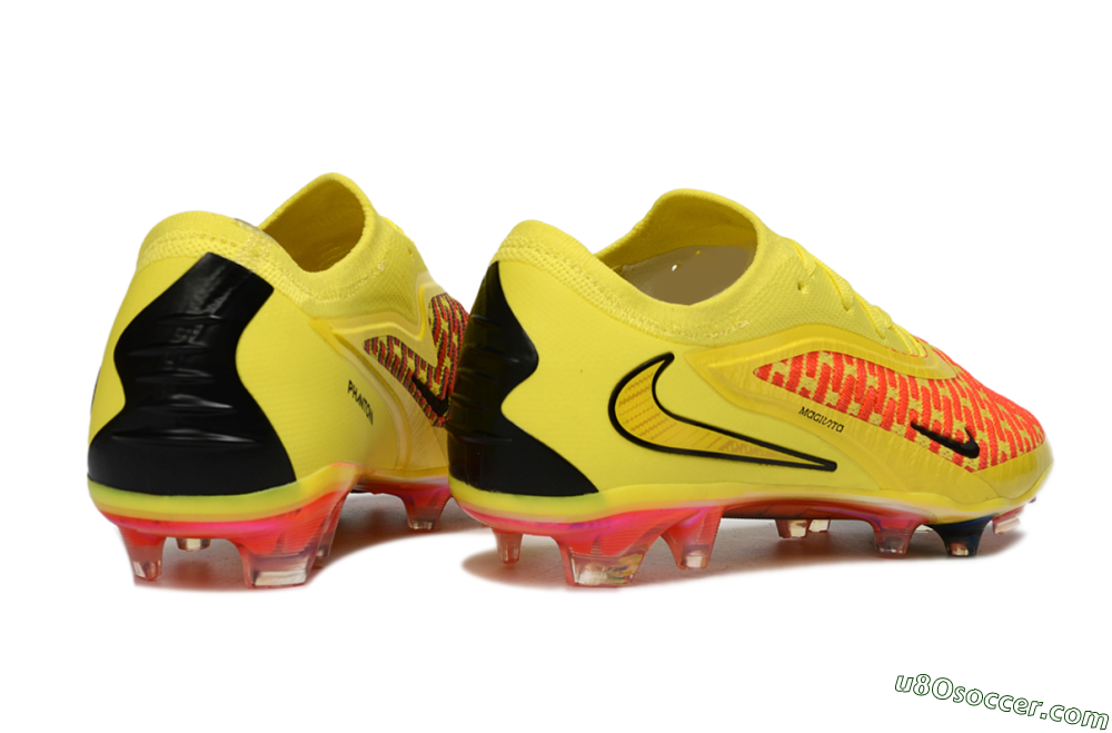 Nike Phantom 6 Low Elite FG Firm Ground Soccer Cleats - Yellow/Vibrant Lemon/Fiery Sunset 6