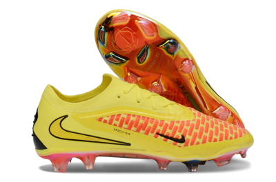 Nike Phantom 6 Low Elite FG Firm Ground Soccer Cleats - Yellow/Vibrant Lemon/Fiery Sunset