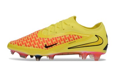 Nike Phantom 6 Low Elite FG Firm Ground Soccer Cleats - Yellow/Vibrant Lemon/Fiery Sunset