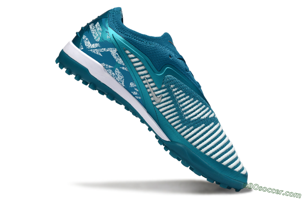 Nike Phantom 6 Low Elite TF Artificial Turf Soccer Shoes - Teal/Cool Teal/White Burst 4