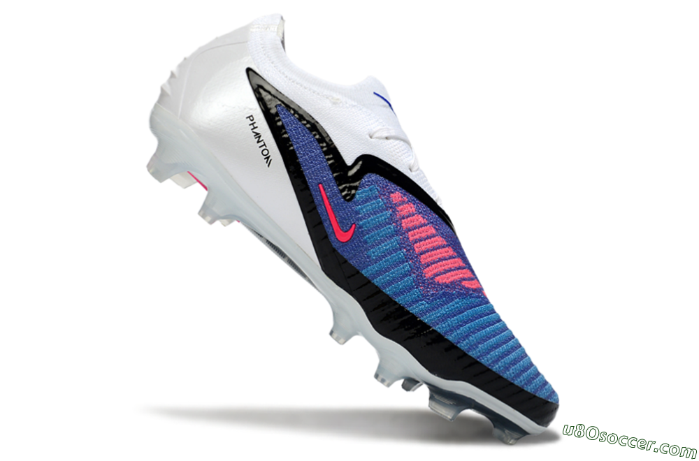 Nike Phantom 6 Low Elite FG Firm Ground Soccer Cleats - Blue/Electric Blue/Hot Pink 5
