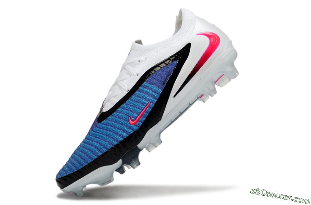 Nike Phantom 6 Low Elite FG Firm Ground Soccer Cleats - Blue/Electric Blue/Hot Pink 6