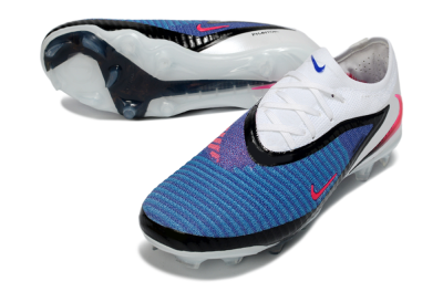Nike Phantom 6 Low Elite FG Firm Ground Soccer Cleats - Blue/Electric Blue/Hot Pink