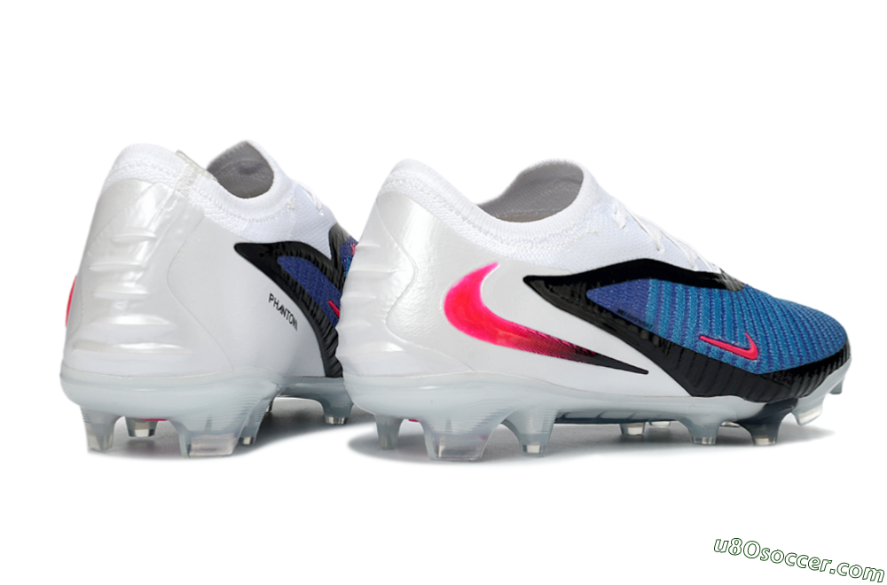 Nike Phantom 6 Low Elite FG Firm Ground Soccer Cleats - Blue/Electric Blue/Hot Pink 7