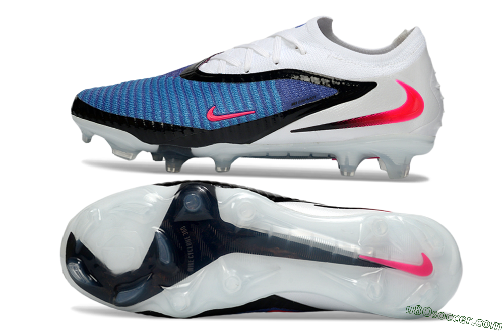 Nike Phantom 6 Low Elite FG Firm Ground Soccer Cleats - Blue/Electric Blue/Hot Pink 0