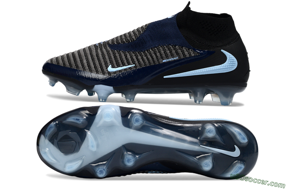Nike Phantom 6 High Elite FG Firm Ground Soccer Cleats - Navy/Blue Night/Black Ice 0