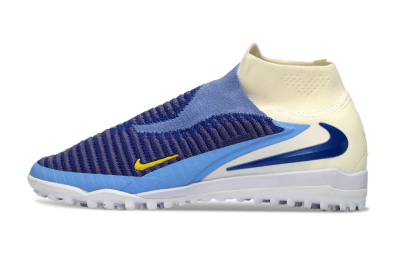 Nike Phantom 6 High Elite TF Artificial Turf Soccer Shoes - Blue/Sky Blue/Deep Blue