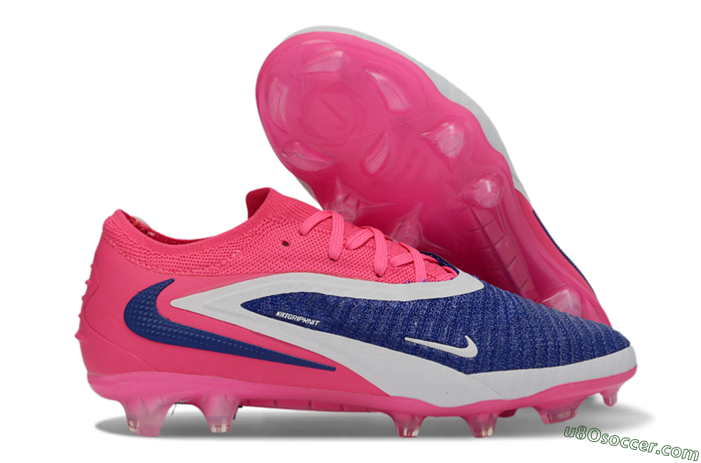 Nike Phantom 6 Low Elite FG Firm Ground Soccer Cleats - Purple/Electric Pink/Sapphire Blue 1