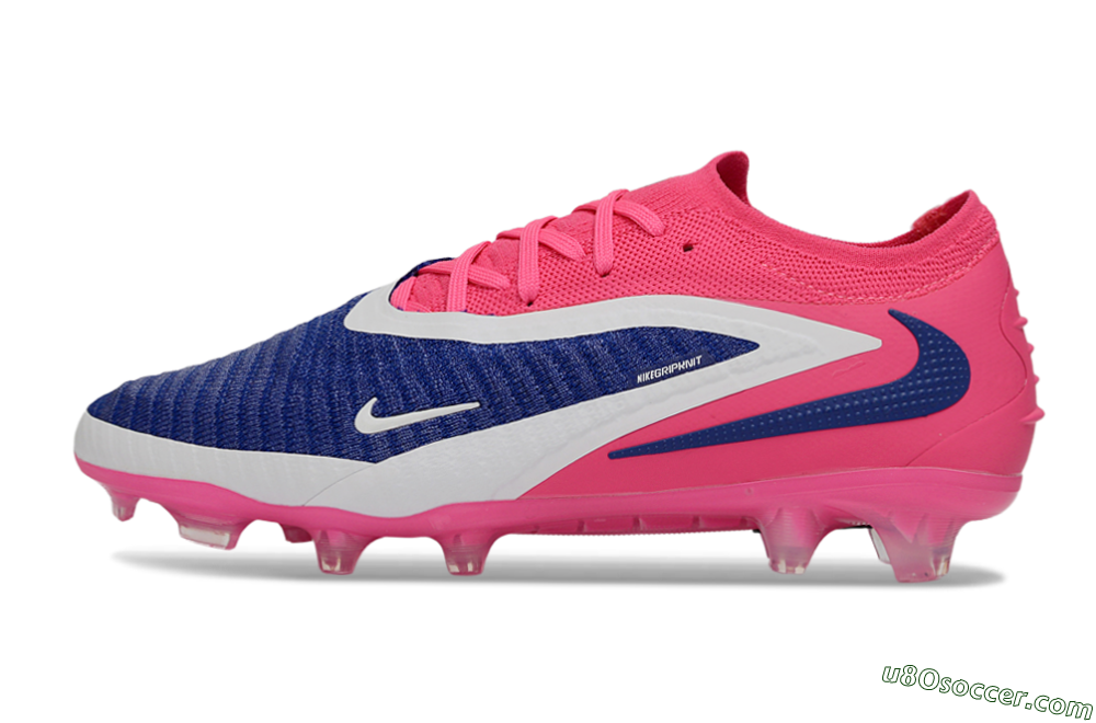 Nike Phantom 6 Low Elite FG Firm Ground Soccer Cleats - Purple/Electric Pink/Sapphire Blue 2